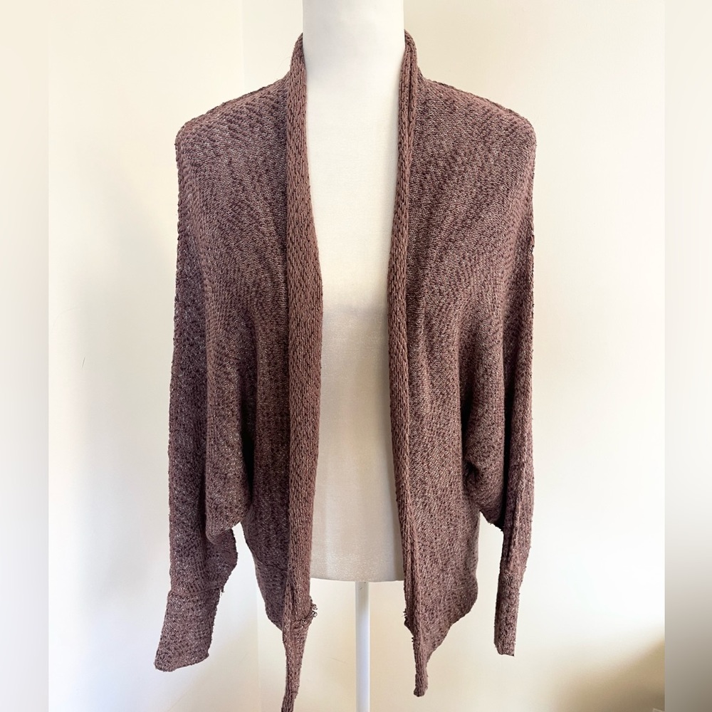 Beautiful Free People nubby knit open front cardigan
